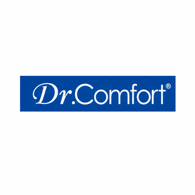 Dr. Comfort Blue Rectangle Sign