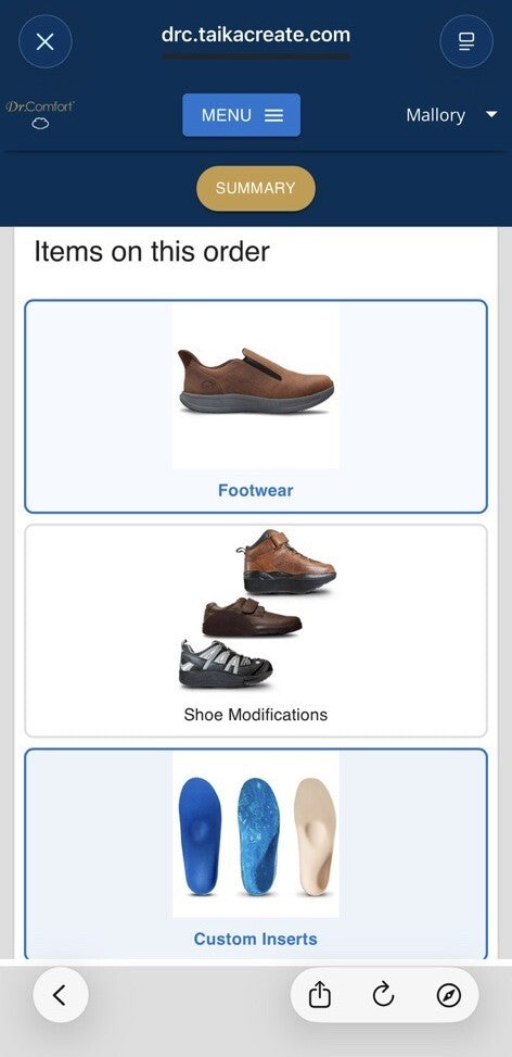 Click New Order Form to start a new order — Select products you'd like to order — Complete selections and accommodations a...