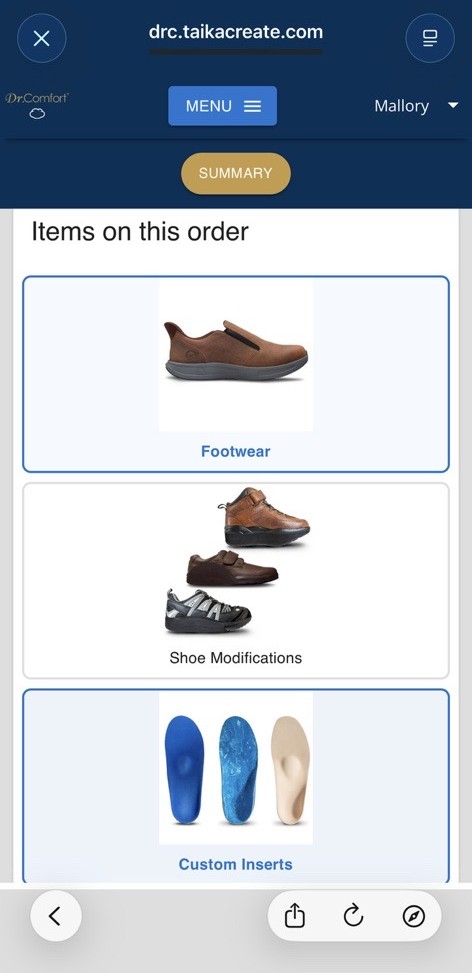 Step 2 – Build Your Order