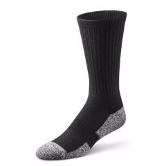Dr. Comfort - Crew Socks - 3/4 View - Black