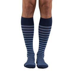 Everyday Style Multi Stripe Below Knee Socks