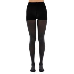 Microfiber Opaque Heather Pantyhose Black