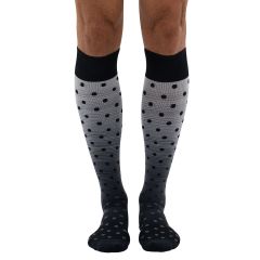 Everyday Style Shadow Dots Below Knee Socks