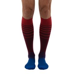 Everyday Style Tri-Color Ombre Below Knee Socks men's