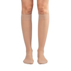 Select Sheer Below Knee Stockings 15-20mmHg nude