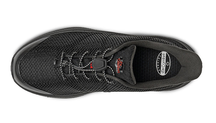 Dr. Comfort Jay Men's Quick-Fit Shoe Overhead View